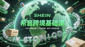 希音跨境基础课,SHEIN希音卖家入门实操指南,新手入坑希音必看-淘金日记