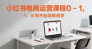 小红书电商运营课程0-1，从零开始简单易学-淘金日记