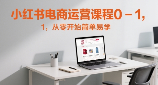 小红书电商运营课程0-1，从零开始简单易学-淘金日记