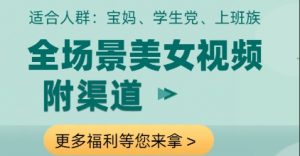全场景美女视频制作，附渠道，当天变现【揭秘】-淘金日记