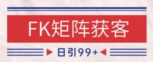 小红书某音FK赛道引流获客 自热矩阵日引200+【揭秘】-淘金日记