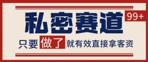 小红书某音私密赛道引流获客 自热矩阵日引200+【揭秘】-淘金日记