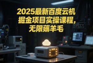 2025最新百度云机掘金项目实操课程单窗口保底5-10元月收益单窗口150+【揭秘】-淘金日记