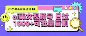 视频号AI美女跳舞暴力起号玩法,日入1k+,全程软件操作,小白也能玩的项目-淘金日记