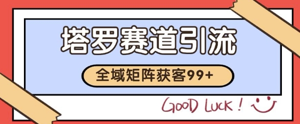 小红书某音塔罗赛道引流获客 自热矩阵日引200+【揭秘】-淘金日记