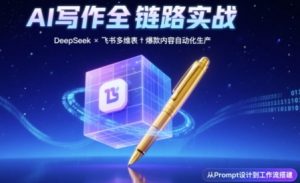 AI写作全链路:DeepSeek结构化Prompt+飞书多维表打造爆款内容体系-淘金日记