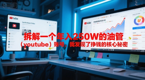 付费文章:拆解一个年入250W的油管(youtube)账号,我发现了挣钱的核心秘密-淘金日记