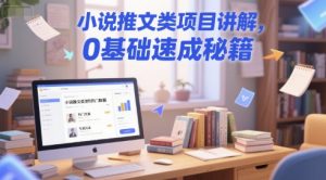 小说推文类项目讲解,0 基础速成秘籍-淘金日记