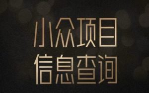 小众蓝海项目情感查询，女粉暴力掘金，轻松日入500+【揭秘】-淘金日记