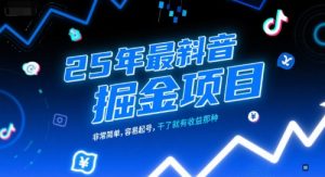 25年最新抖音掘金项目，非常简单，容易起号，干了就有收益那种-淘金日记