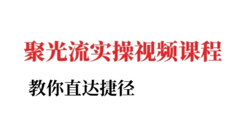 小红书聚光投流实操课程,教你直达捷径-淘金日记