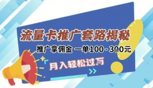 2025年外面卖1500的流量卡项目最新玩法，绿色无门槛对新手非常友好，日入3张+-淘金日记