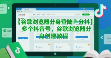 谷歌浏览器分身登陆多个抖音号，谷歌浏览器分身创建教程-淘金日记