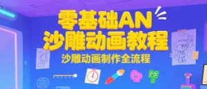 零基础AN沙雕动画教程,沙雕动画制作全流程-淘金日记