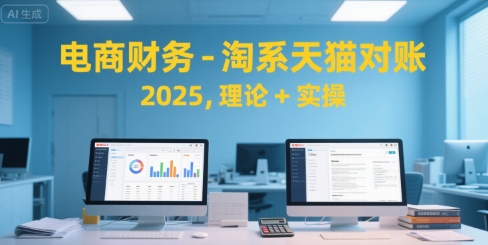 电商财务-淘系天猫对账2025,理论+实操-淘金日记