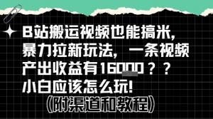 b站掘金计划？搬运视频也能挣拉新的收益，小白应该怎么玩！-淘金日记