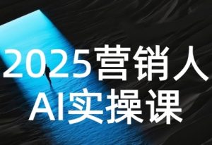 2025营销人Al实操课，AI营销抢跑实战，从Prompt到方案，效率碾压同行-淘金日记