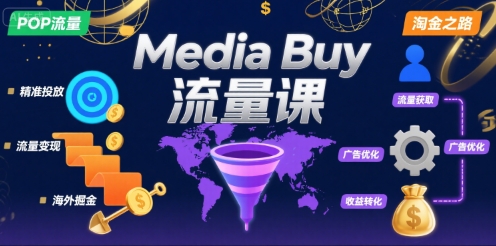 Media Buy之POP流量课,带你开启海外Media Buy淘金之路-淘金日记