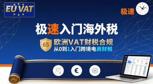 极速入门海外税，欧洲VAT财税合规，从0到1入门跨境电商财税-淘金日记