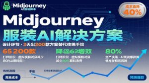 AI在服装领域的运用,使用midjourney做服装辅助企业降低成本-淘金日记