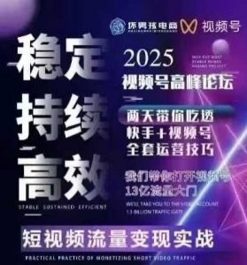 坏男孩电商视频号7月1号线下课,视频号短引、精细化模型打法,三频共振,无人,快手全站精细化运营-淘金日记