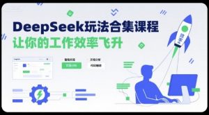 DeepSeek玩法合集课程,让你的工作效率飞升-淘金日记