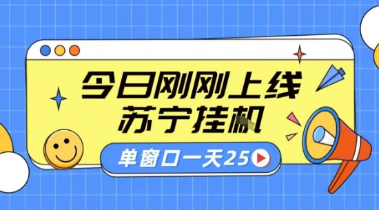 苏宁全自动采集挂G项目 稳定可批量 单窗口收益30+ 附教程【揭秘】-淘金日记
