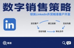 数字销售策略领英LinkedIn外贸精准客户开发-淘金日记