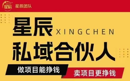 全网首发星辰私域项目合集,最新实操玩法,短期快速实现变现-淘金日记