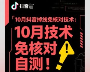 10月抖音掉线免核对技术，不保证百分百，自测-淘金日记