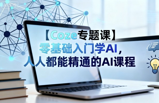 【Coze专题课】零基础入门学AI，人人都能精通的AI课程-淘金日记
