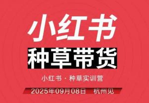小红书种草带货实训营9月8日杭州线下课，全程录音+字幕，全网唯一小红书实战营-淘金日记