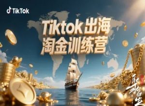 Tiktok出海淘金训练营,跨境电商TK实战变现-淘金日记
