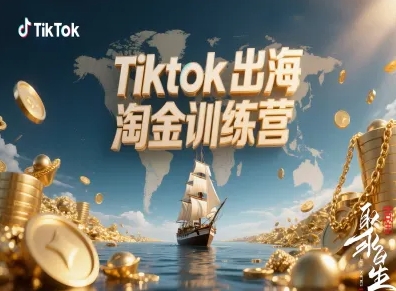 Tiktok出海淘金训练营，跨境电商TK实战变现-淘金日记