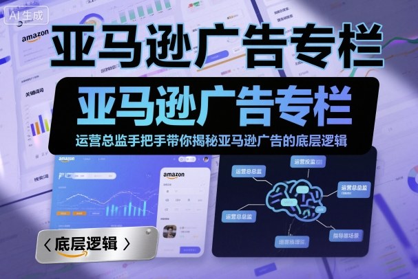 亚马逊广告专栏:运营总监手把手带你揭秘亚马逊广告的底层逻辑-淘金日记