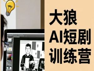 大狼AI短剧训练营-短剧课程（更新中）-淘金日记