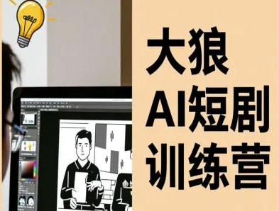 大狼AI短剧训练营-短剧课程(更新中)-淘金日记