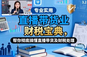 直播带货业财税宝典,帮你彻底搞懂直播带货及财税处理-淘金日记