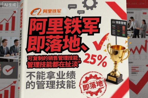 阿里铁军即落地、可复制的销售管理技能，不能拿业绩的管理技能都在扯淡-淘金日记
