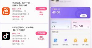 新手副业首选!视频代发接单,领任务发视频,长期稳定不费劲儿-淘金日记
