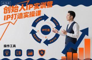 创始人IP实训营,IP打造实操课-淘金日记