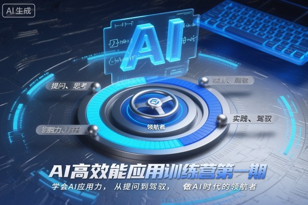AI高效能应用训练营第一期，学会AI应用力，从提问到驾驭，做AI时代的领航者-淘金日记