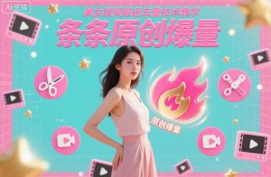 美女视频搬运去重技术教学,条条原创爆量-淘金日记