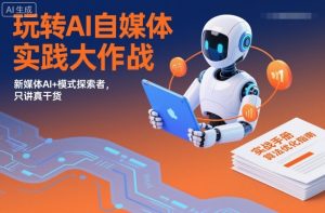 玩转AI自媒体实践大作战,新媒体AI+模式探索者,只讲真干货-淘金日记