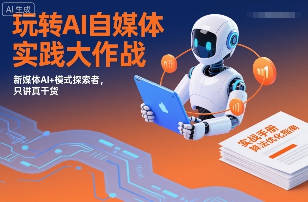 玩转AI自媒体实践大作战,新媒体AI+模式探索者,只讲真干货-淘金日记