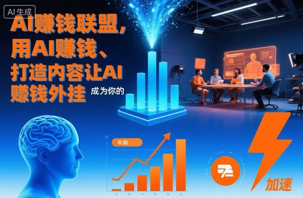 AI賺钱联盟,用AI賺钱、打造内容让AI成为你的賺钱外挂-淘金日记