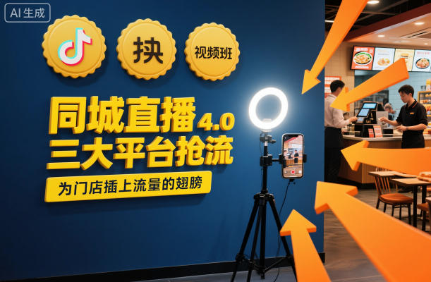 同城直播实操班4.0,三大平台抢流,为门店插上流量的翅膀-淘金日记