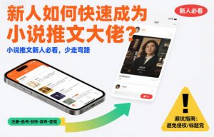 新人如何快速成为小说推文大佬？小说推文新人必看，少走弯路-淘金日记