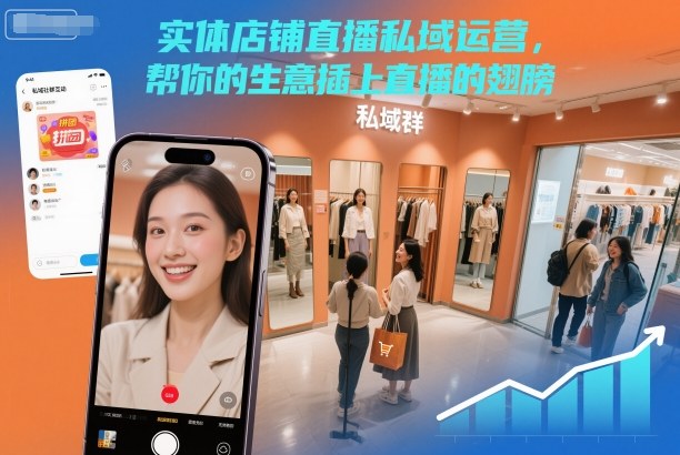 实体店铺直播私域运营，帮你的生意插上直播的翅膀-淘金日记