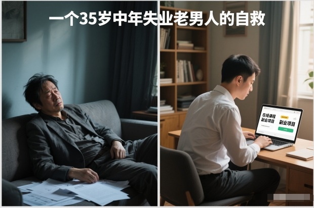 付费文章:一个35岁中年失业老男人的自救-淘金日记
